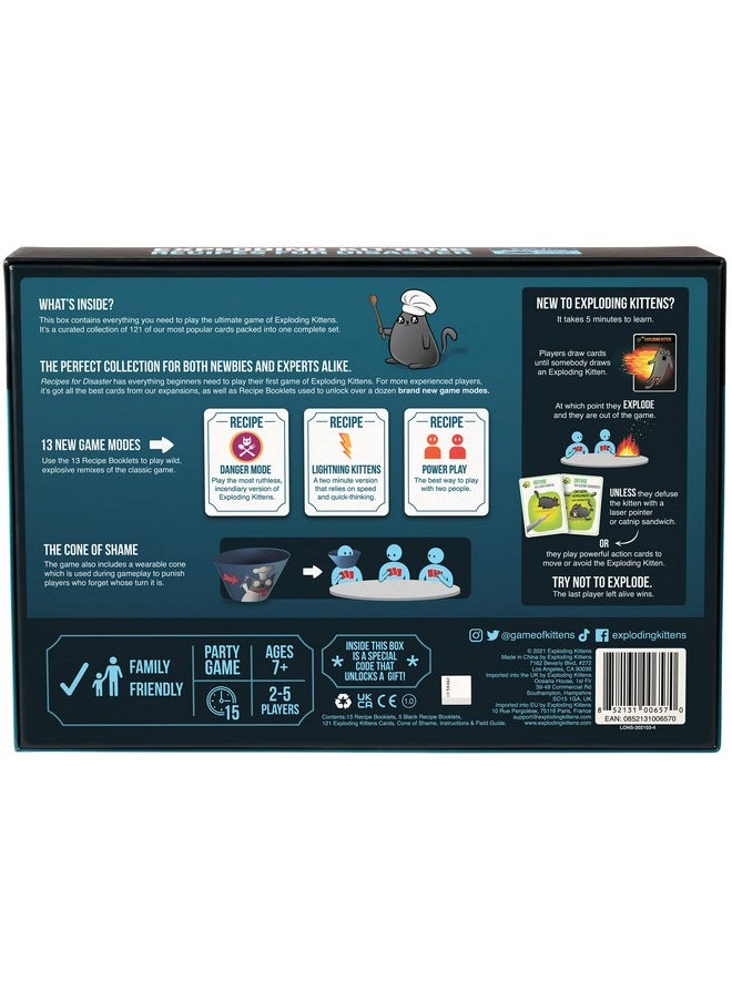 Exploding Kittens LLC Exploding Kittens Recipes For Disaster Deluxe Russian Roulette Card Game Set Family Friendly Party Games For Adults Teens & Kids  - Image 5