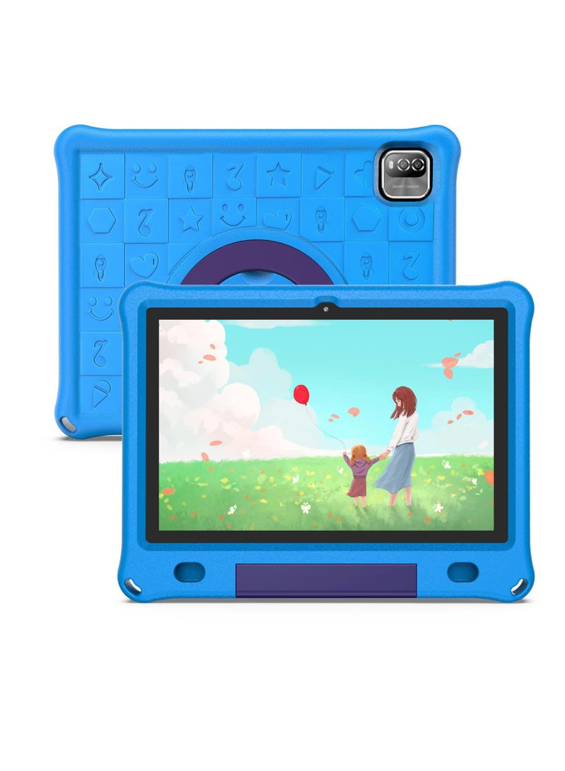 AROAQ WQ01 Children Tablet, Lightweight And Portable Kids Tablet, Large Screen Gaming Tablet With Pre Installed Game Software, Learning Tablet With Anti Fall Protective Case, (1pc, Blue) - Image 1