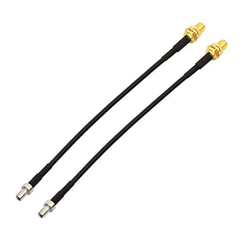 Bingfu 4G LTE Antenna Adapter SMA Female to TS9 Connector Coaxial Pigtail Cable 15cm 6 inch (2-Pack) Compatible with 4G LTE Mobile Hotspot MiFi Router Cellular Broadband Modem USB Modem Dongle Adapter - Image 3