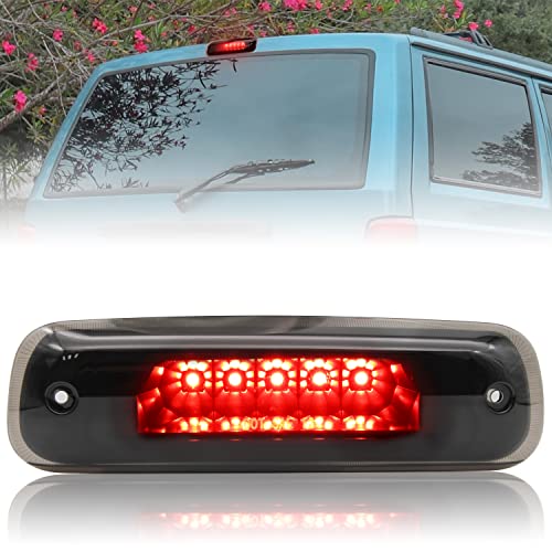 KEWISAUTO LED 3rd Third Brake Light for Cherokee 97-01, KEWISAUTO Smoked Black Center High Mount Stop Light for Jeep Cherokee 1997 1998 1999 2000 2001 Accessories(1PCS, Replace# 55155614AE) - Image 1