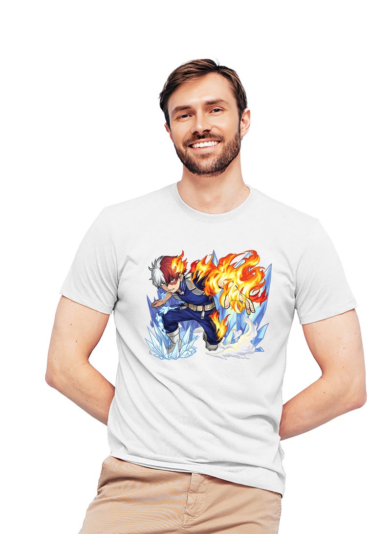 Fashion World Cotton T-shirt Printed with High-quality Anime My hero academy - Image 1