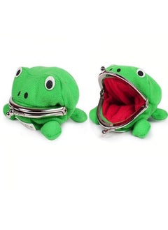 2 Pcs Frog Coin Wallet, Cosplay Anime Cute Purse, Green Cartoon Plush Frog Money Bag, Frog Money Pouch with Lock, Novelty Toy, School Prize - pzsku/Z61E642DA570B0C222240Z/45/_/1696903255/d5c5a560-b414-49e1-82ee-c5f8787d504f