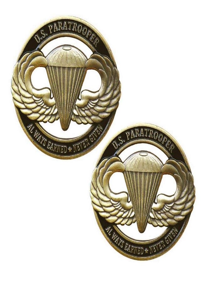 Woerda American Paratrooper Challenge Coin US Hollow Collection Souvenir - Image 1