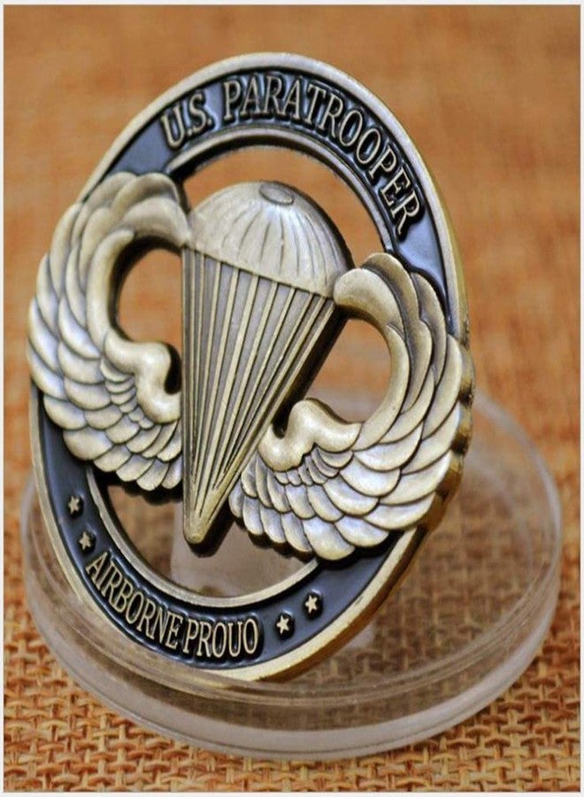 Woerda American Paratrooper Challenge Coin US Hollow Collection Souvenir - Image 5