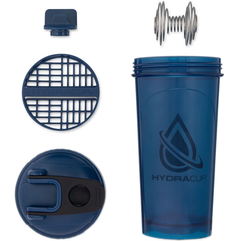 Hydra Cup ProFlow [2 Pack] 28 oz Shaker Bottles for Protein Shakes  Shaker Cups with Ball Blender Whisk  Shaker Bottle with Handle  Travel To Go  BPA Free (Red & Blue  28oz) - Image 3