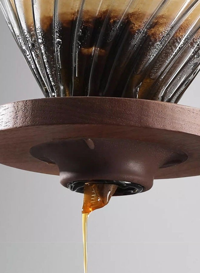 (Wood Color) V60 Conical Coffee Filter with 100 Disposable Filters - Coffee Filters for Home, Office and Travel - Image 4