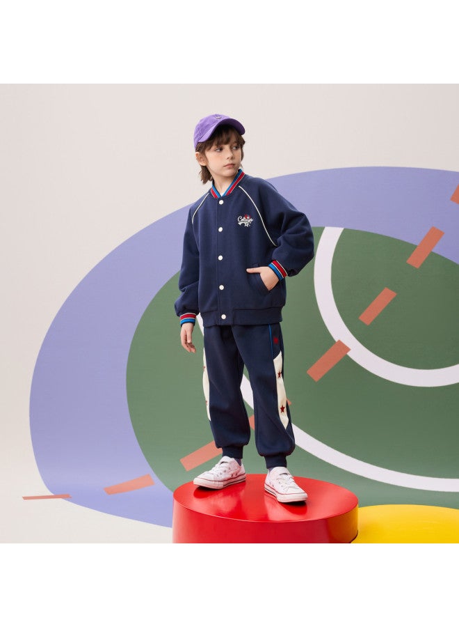 مكد 【أعلى + بنطلون】 mqd مجموعة ستايل مدرسي رياضي عادي موضة الخريف - Image 4