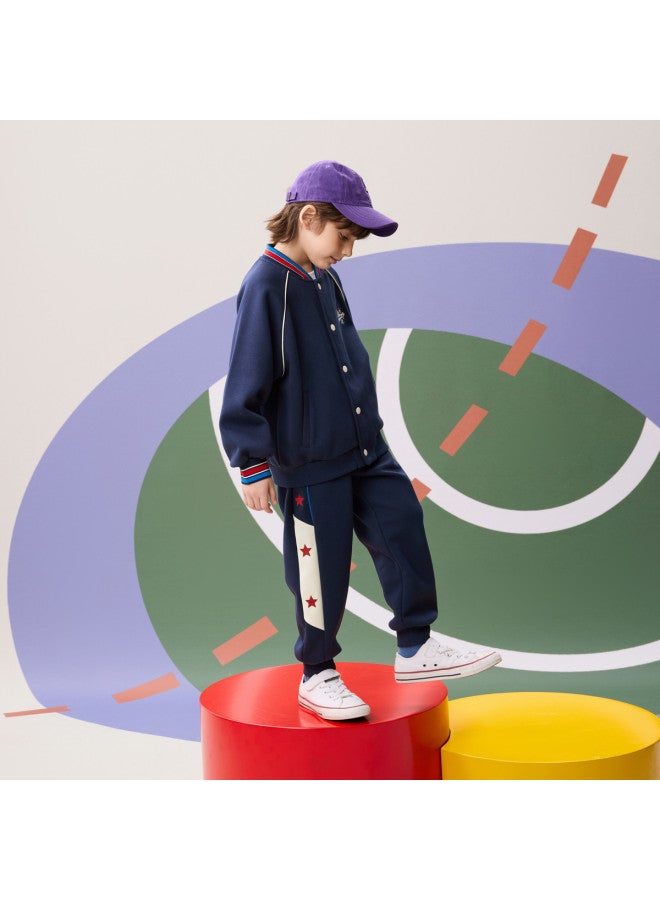 مكد 【أعلى + بنطلون】 mqd مجموعة ستايل مدرسي رياضي عادي موضة الخريف - Image 5