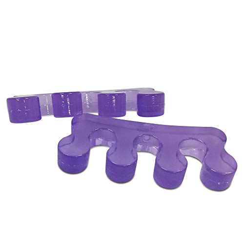NGT new guide steps Yoga Toes Blue Toe Stretcher & Toe Separator Stop Foot Pain and Boost Athletic Performance (Purple) - Image 3