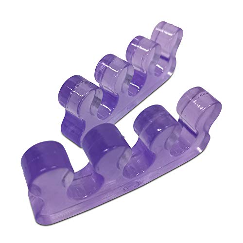 NGT new guide steps Yoga Toes Blue Toe Stretcher & Toe Separator Stop Foot Pain and Boost Athletic Performance (Purple) - Image 2