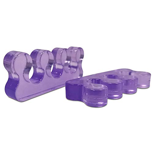 NGT new guide steps Yoga Toes Blue Toe Stretcher & Toe Separator Stop Foot Pain and Boost Athletic Performance (Purple) - Image 4