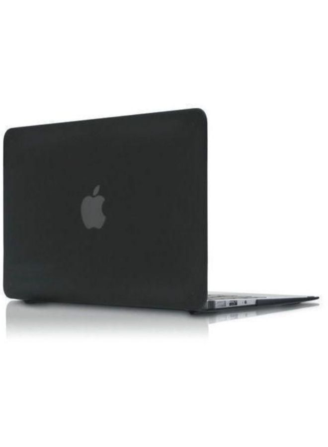 NIBEMINENT Rubberized Hard Case Cover For Apple MacBook Pro 13 Black  - Image 3
