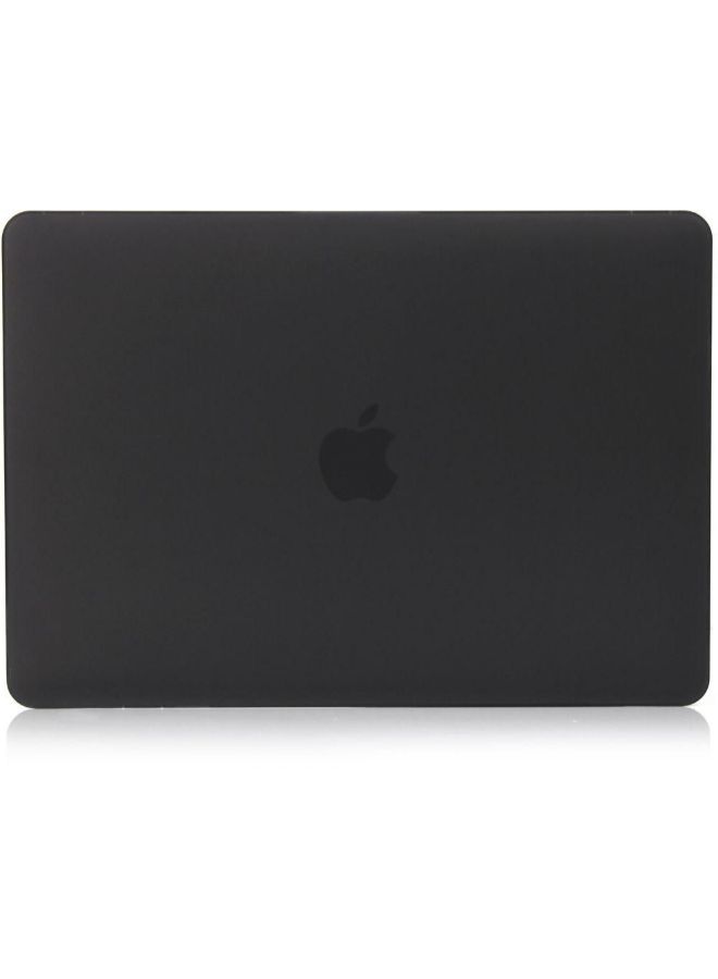 NIBEMINENT Rubberized Hard Case Cover For Apple MacBook Pro 13 Black  - Image 2