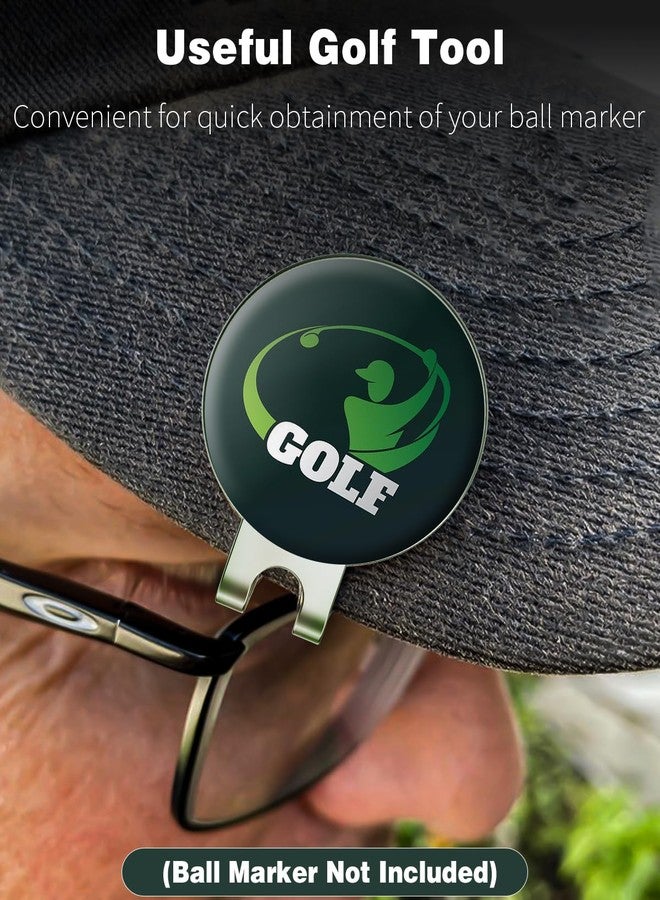 GreenHaven Golf Hat Clips Magnetic Golf Ball Marker Holders for Golf Hats Caps Pants Gloves Bags Visors Belts Nickel-Plated Alloy Clips for Metal Golf Ball Markers (Ball Marker Not Included),3 Pack - Image 3