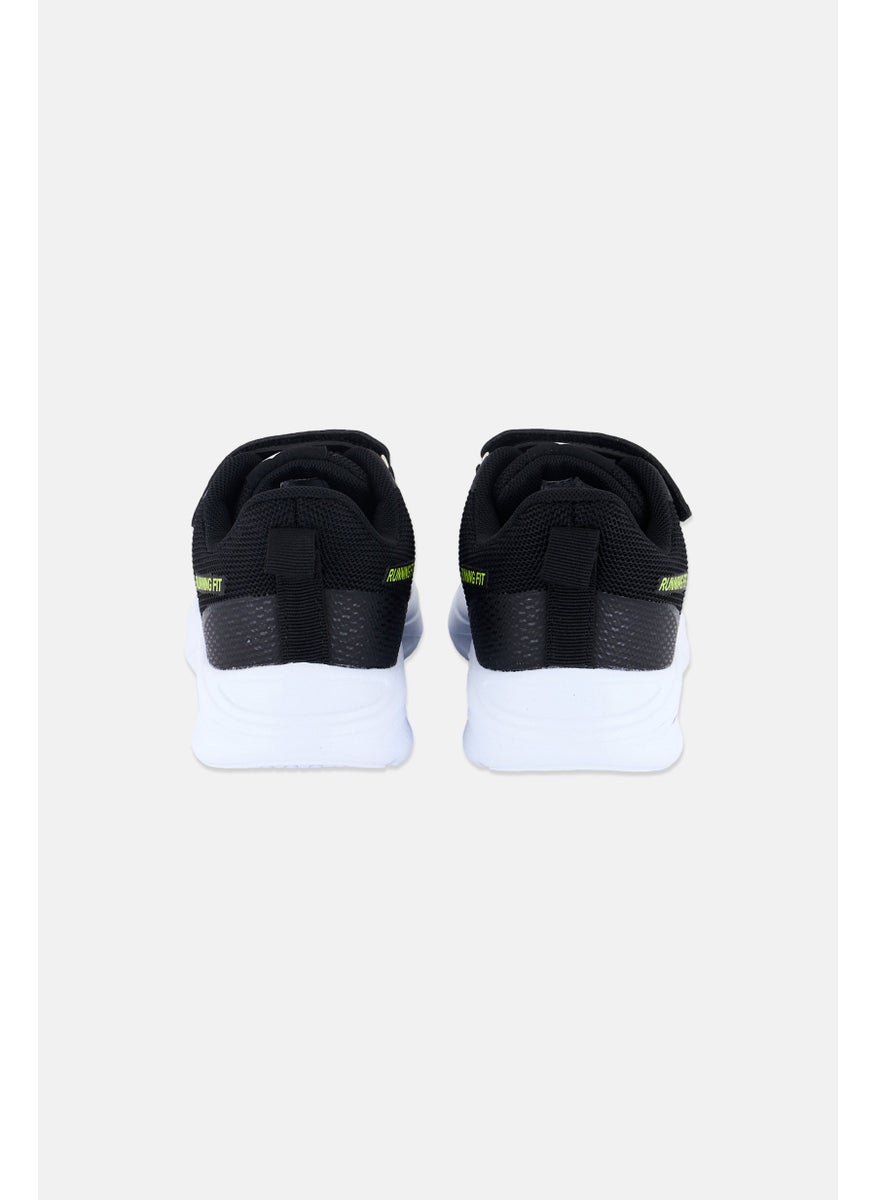 LOTTO Kids Boy Velcro Running Shoes, Black  - Image 4