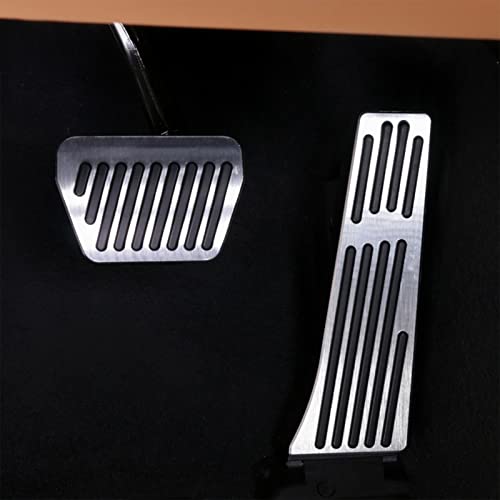 Jaronx Compatible with BMW Pedal Covers, No Drill Break Pedal Cover Anti-Slip Gas (1' F20/2' F22/3' F30 G20/4' F32/5' G30/6' F12 G32/7' G11 G12/X3 G01/X4 G02/X5 F15 G05/X6 F16 G06/X7 G07) - Image 1