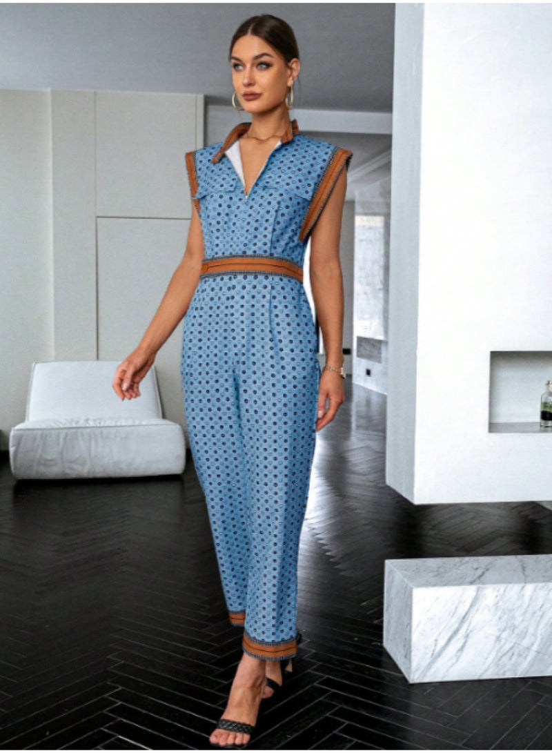 SIMPLEE Trendy Women's Jumpsuit - Fashionable Romper for Summer & Outings 