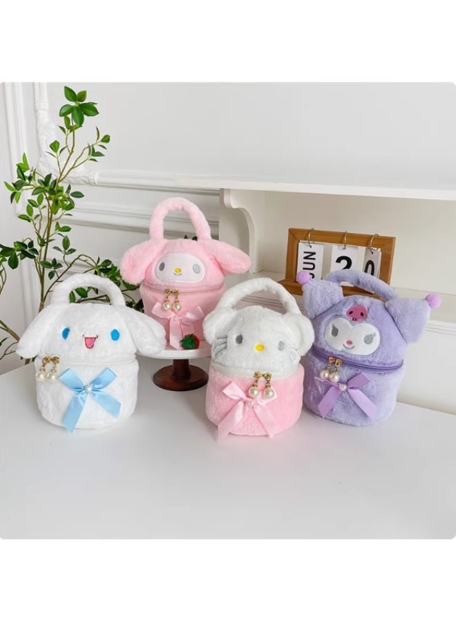Sanrio Sanrio Cinnamoroll Plush Anime Cartoon Mini Handbags  - Image 2