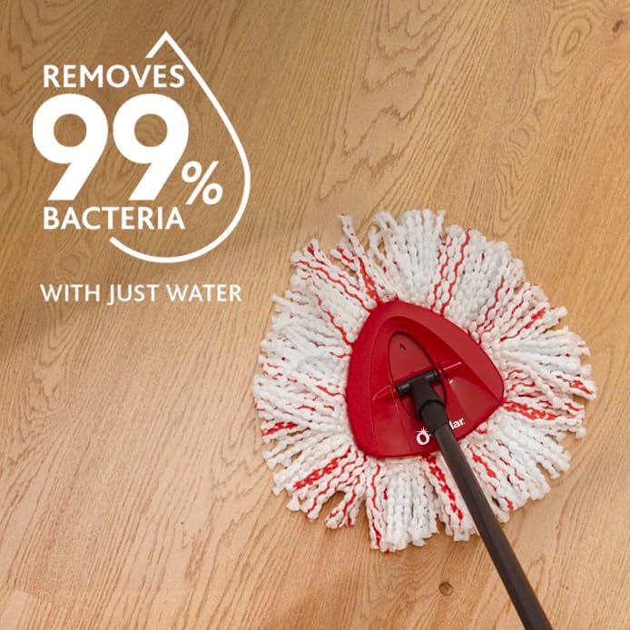 o cedar O-Cedar EasyWring Deep Clean Refill (4-Pack) | 40% More Cleaning Power | Microfiber Mop Refill Compatible with O-Cedar EasyWring Spin Mop & Bucket System - Image 4
