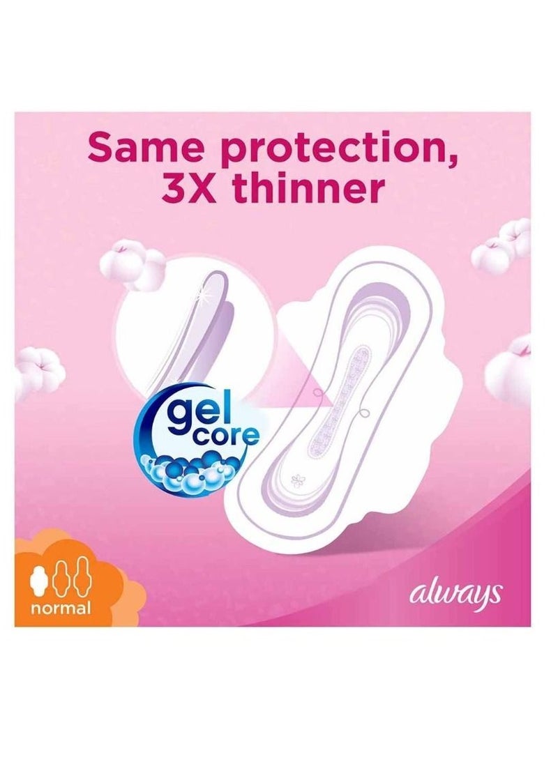 Always - Breathable Soft Maxi Thick, Large Sanitary Pads With Wings, 10 Pads Pink Large - Image 1
