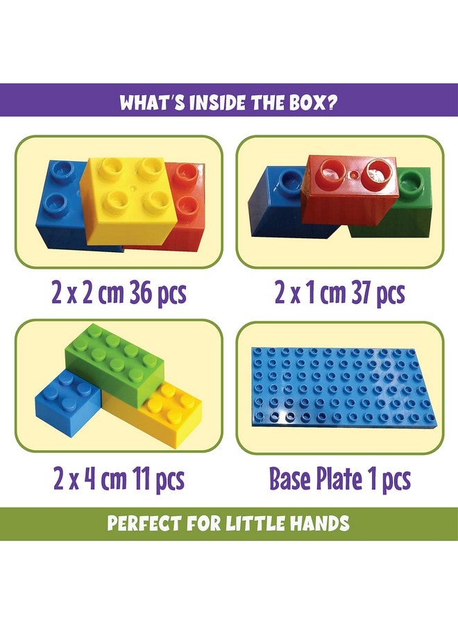 ToyMagic DIY Creative Explosion Construction Blocks 85 Pieces|Creative Activity Kit|Fun Educational Learning Toy|Skill Development Toy|Best Birthday Return Gift for Kids|Made in India,Multi - Image 3