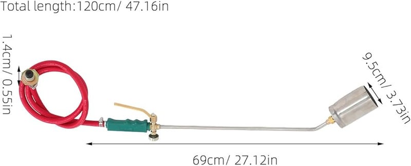 Compact Gas Torch Burner For Welding Soldering Plumbing Kitchen Camping Outdoor - Image 3