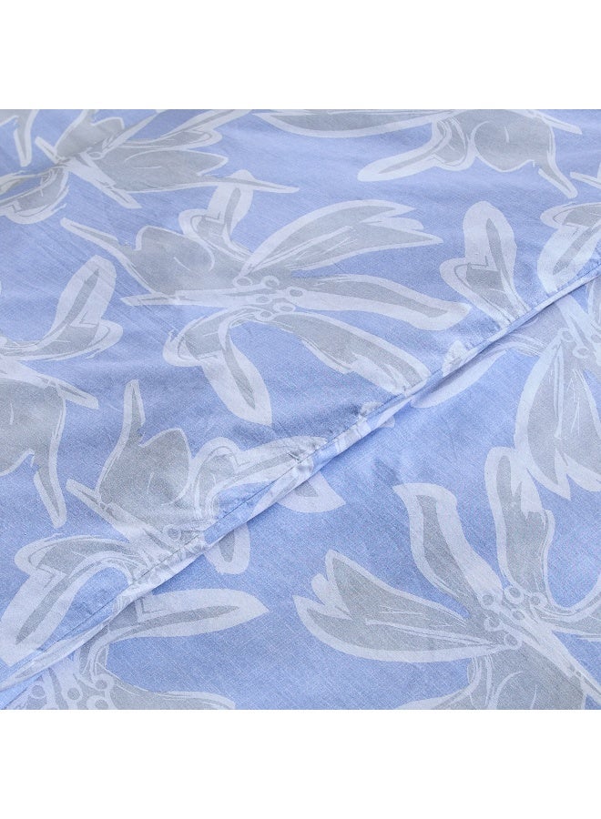 Home Box Malta Evelyn 2-Piece Printed Cotton Single Duvet Cover Set - 135x200 cm - Image 4