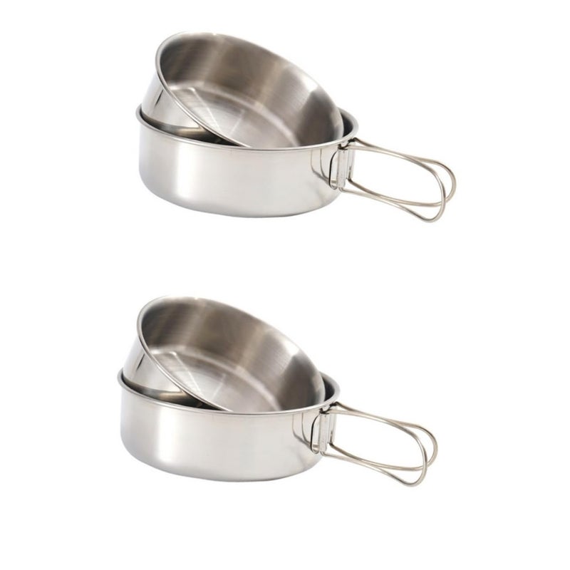 Collapsible Tableware Set With Lid Containers Includes Plates Bowls And Tins - Image 2