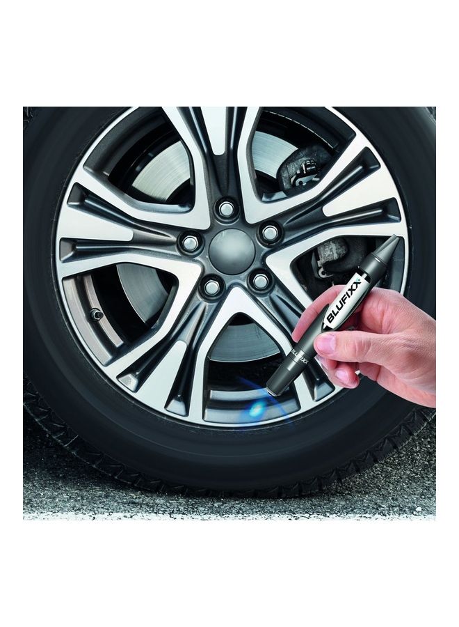 Loquat Strong Surface Repair Kit For Car Rims With LED Light Silver 5grams - Image 4