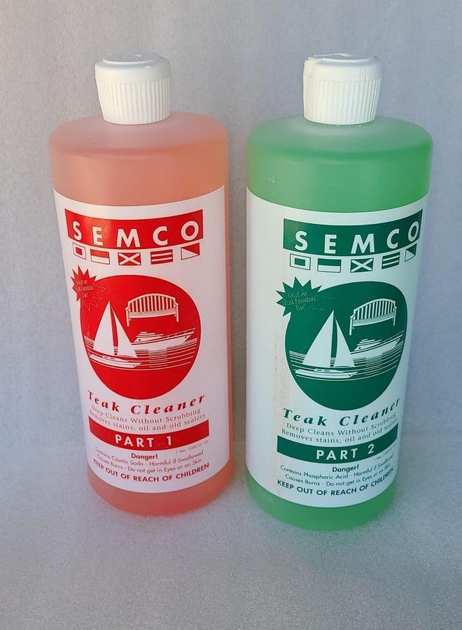 Semco 2 Part Teak Cleaner Quart Size OnlineTeakFurniture - Image 1