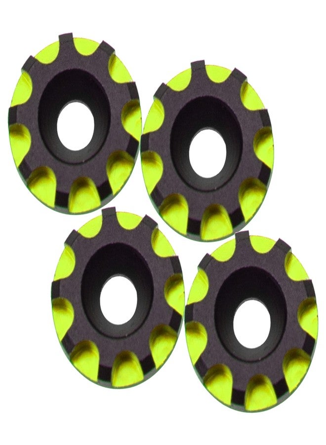Vgoohobby 4Pack Vgoohobby Universal Rear Wing Buttons Gasket Compatible with Arrma Traxxas HPI HSP Redcat Axial Tamiya 1/10 RC Off Road Buggy Racing Car (Green) - Image 1