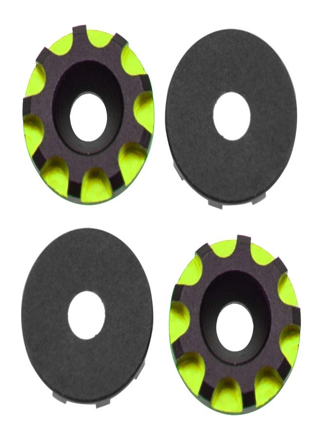 Vgoohobby 4Pack Vgoohobby Universal Rear Wing Buttons Gasket Compatible with Arrma Traxxas HPI HSP Redcat Axial Tamiya 1/10 RC Off Road Buggy Racing Car (Green) - Image 2