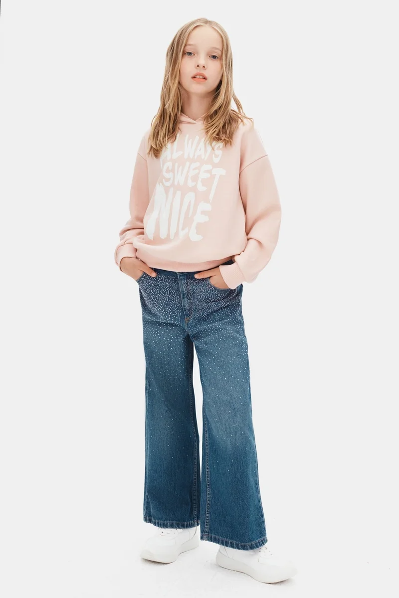 NK Kids Girls' Sweatshirt, Ages 8-14, Size 39323
