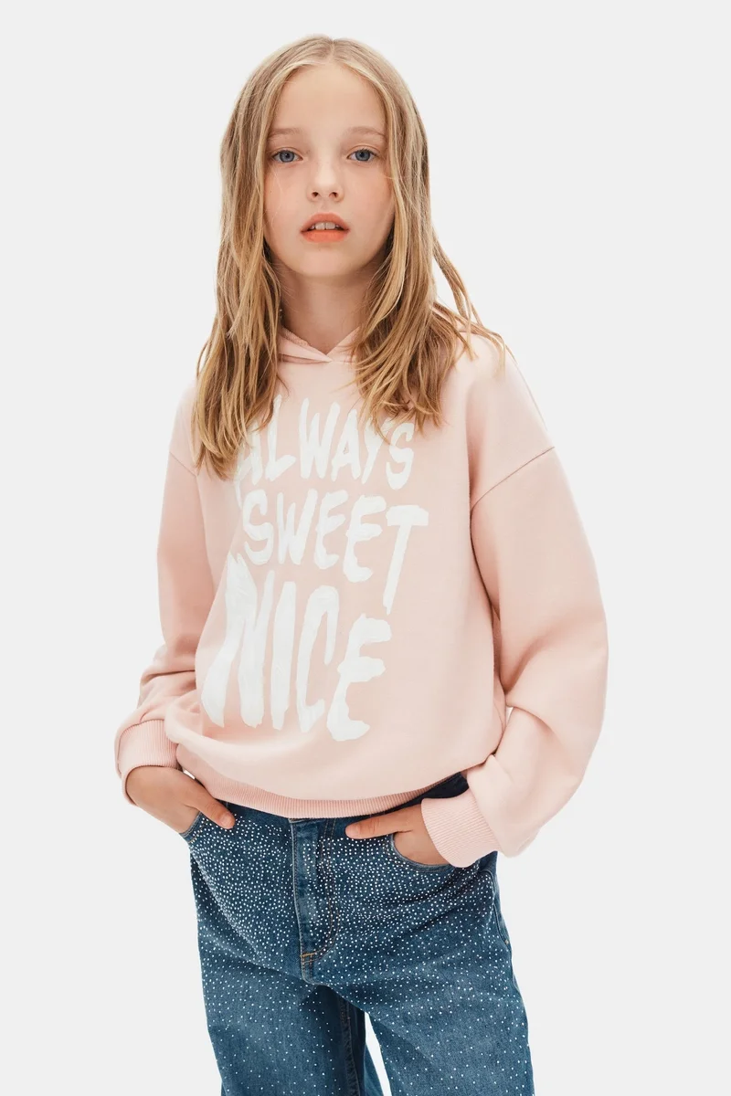 NK Kids Girls' Sweatshirt, Ages 8-14, Size 39323