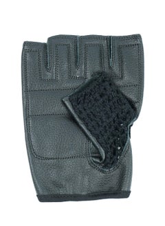 AXOX Fitness Leather Fitness Gloves | Black Large  - Image 2