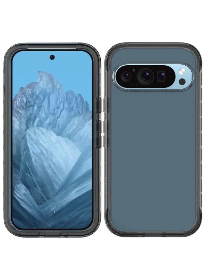 S-TOP Case For Google Pixel 9 / 9 Pro Shockproof Clear Gradient PC + TPU Phone Case - Image 2