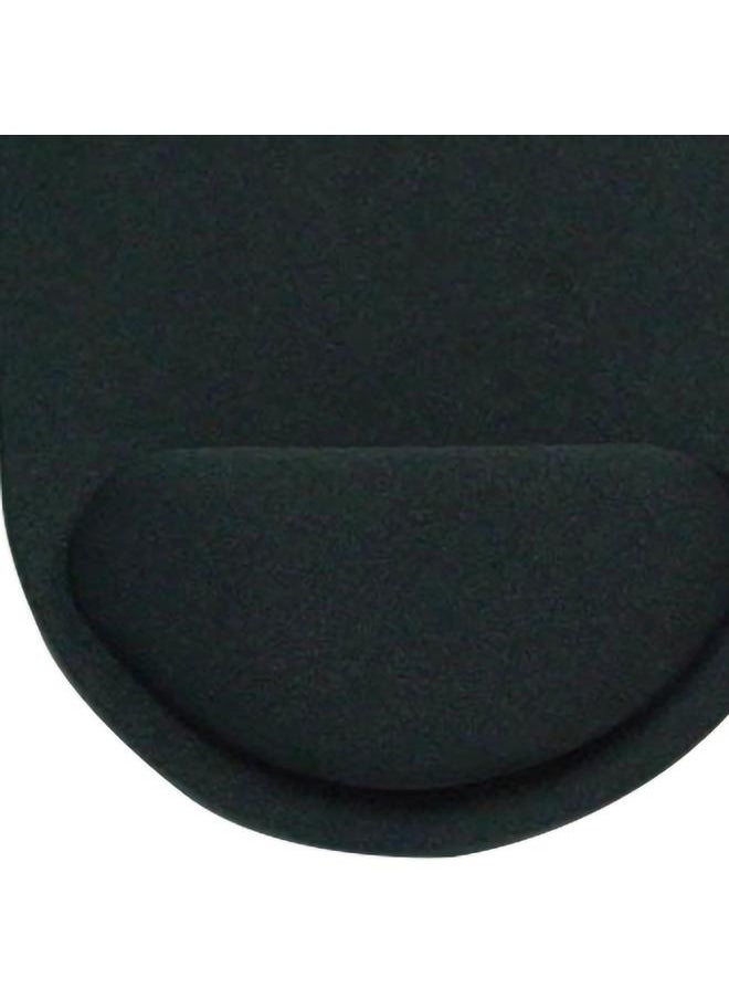 Thoraya - Wrist Rest Mouse Pad Ergonomic Design Soft Elastic EVA Foam Wrist Support Mouse Pad for Office Gaming Black Small Waist - Image 1