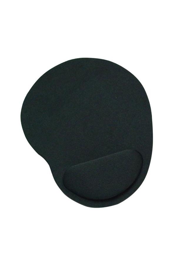 Thoraya - Wrist Rest Mouse Pad Ergonomic Design Soft Elastic EVA Foam Wrist Support Mouse Pad for Office Gaming Black Small Waist - Image 1