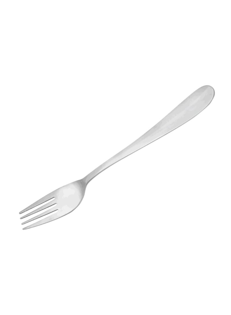Lyfe 4-Piece High Quality Stainless Steel Dessert Fork Set Silver JCJ 17042