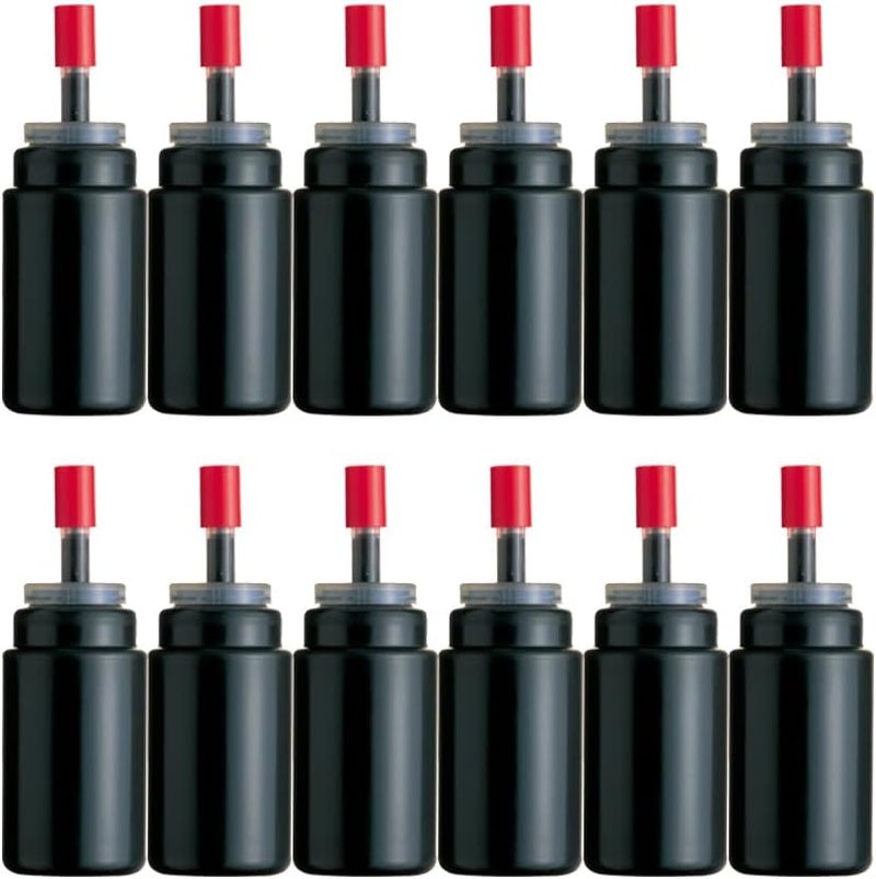 Pentel Easyflo Whiteboard Marker Ink Refill - Black Pack of 12 - Image 1