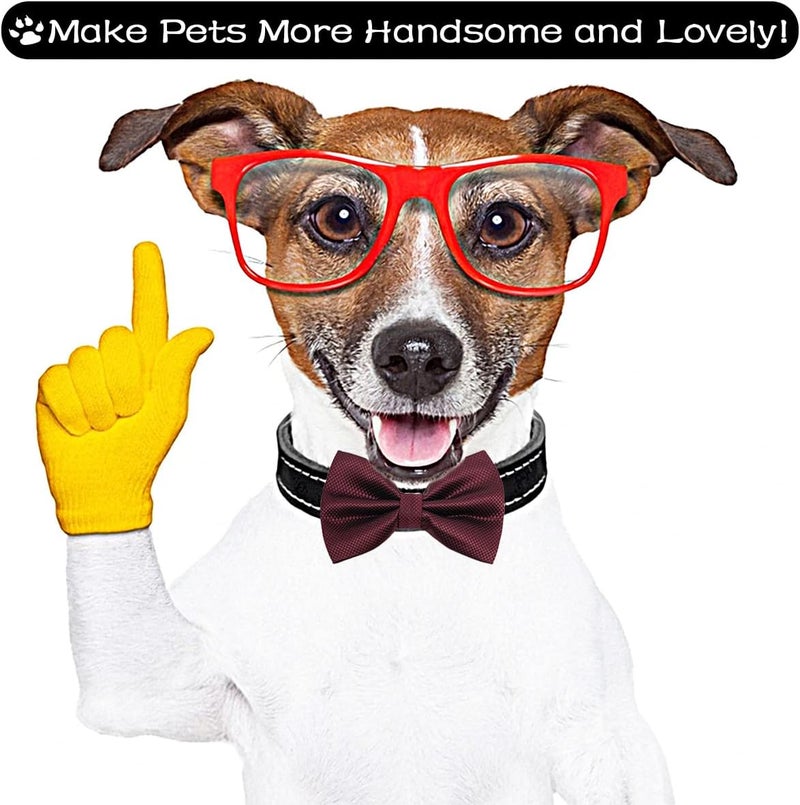 pet show Large Dogs Collar Attachment Bow Ties Embellishment Girls Boys Medium Dog Puppies Cats Collar Charms Accessories Bulk Slides Bowties for Birthday Wedding Parties - Image 4