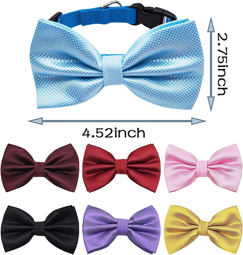 pet show Large Dogs Collar Attachment Bow Ties Embellishment Girls Boys Medium Dog Puppies Cats Collar Charms Accessories Bulk Slides Bowties for Birthday Wedding Parties - Image 2