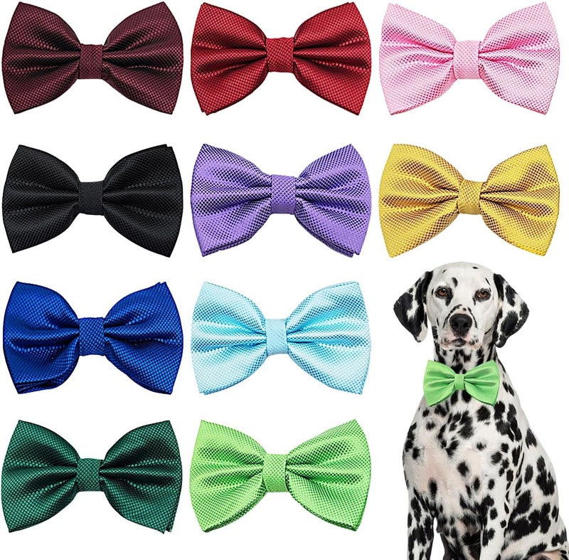 pet show Large Dogs Collar Attachment Bow Ties Embellishment Girls Boys Medium Dog Puppies Cats Collar Charms Accessories Bulk Slides Bowties for Birthday Wedding Parties - Image 1