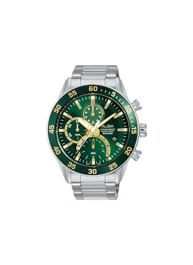 Alba - Stainless Steel Chronograph Watch AM3889X - Image 1