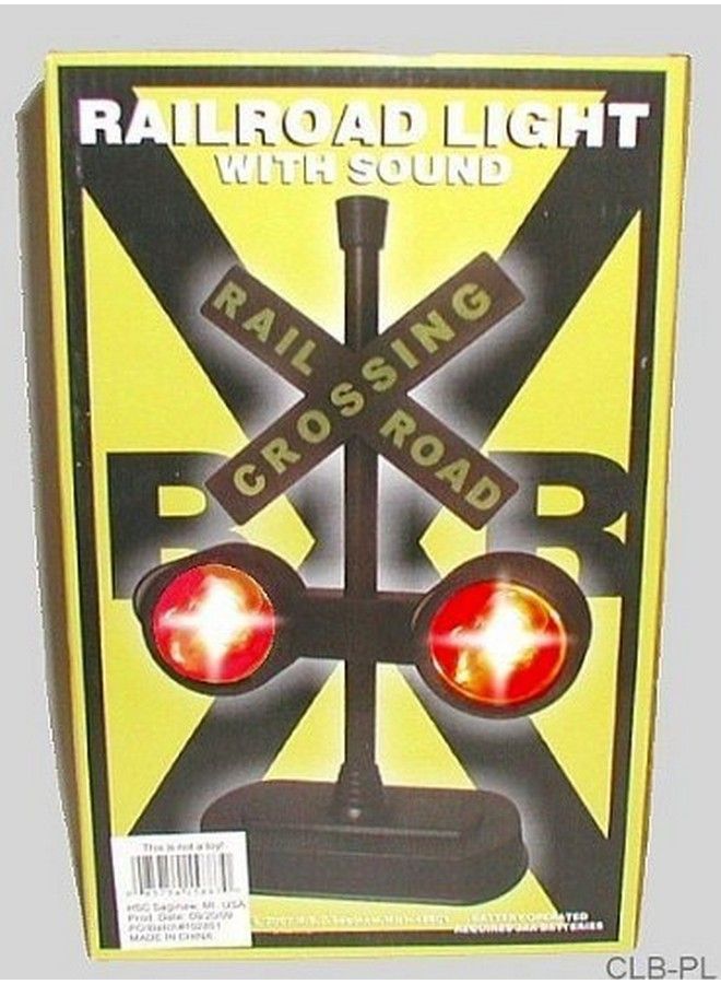 Hayes 15887 Railroad Train / Track Crossing Sign With Flashing Lights And Sounds - Image 3