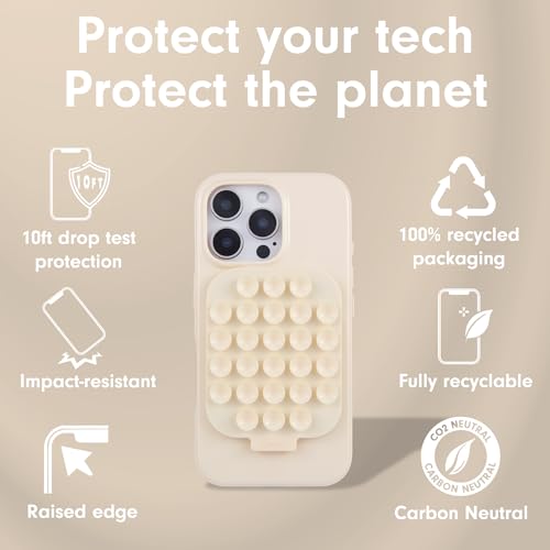Sonix Case for iPhone 16 Pro Max with Magnetic Suction Mount | Compatible with MagSafe | 10ft Drop Tested | Linen - Image 4