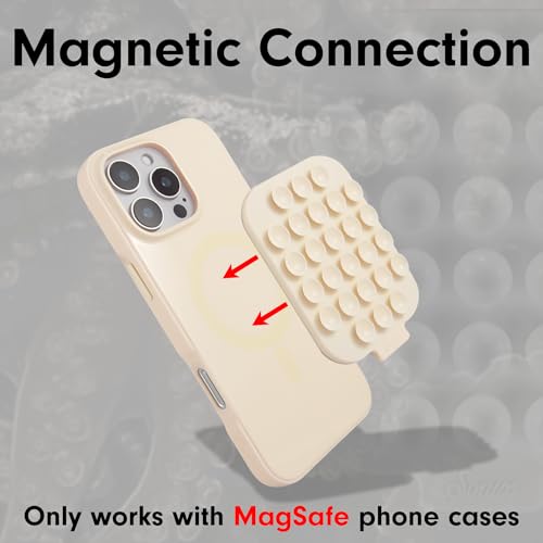 Sonix Case for iPhone 16 Pro Max with Magnetic Suction Mount | Compatible with MagSafe | 10ft Drop Tested | Linen - Image 5