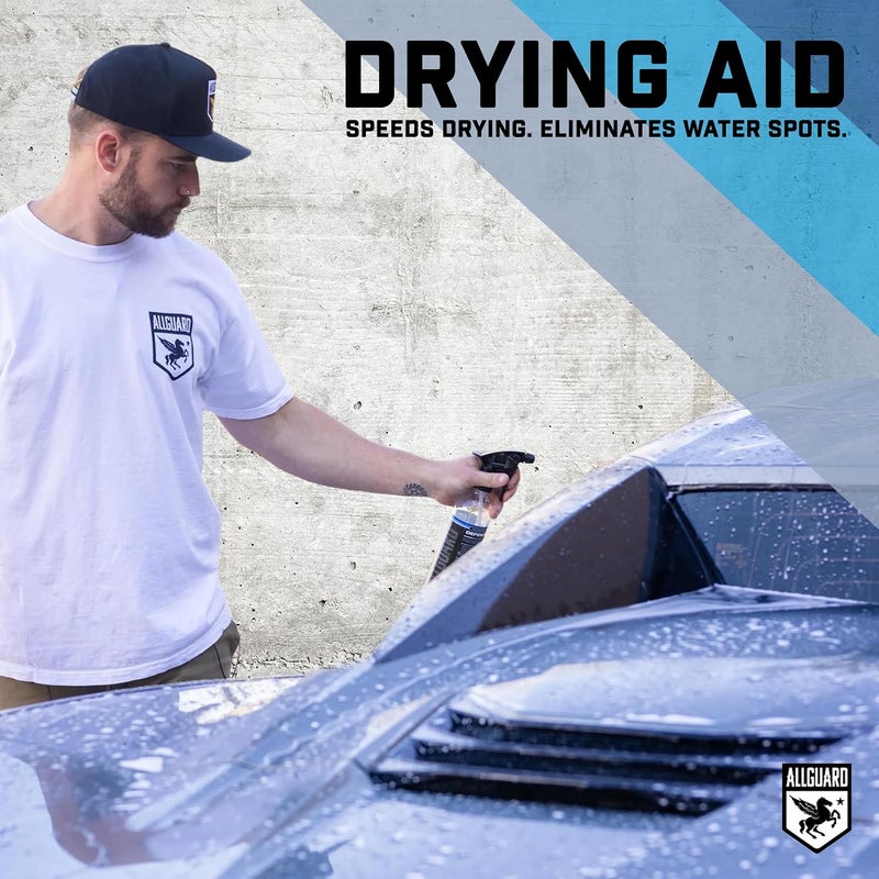 AllGuard Clutch GLOSS - Quick Detailer Formulated with XiO2™ Enhances Ceramic Protection While Cleaning - Drying Aid Reduces Water Spots & Boosts Gloss - Works Great as a Clay Bar Lubricant - Image 3