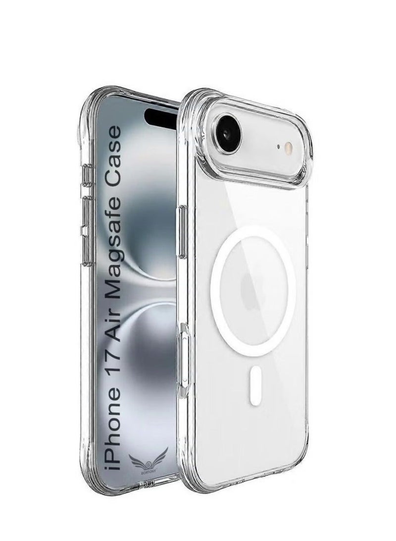 iPhone 17 Air Case Cover Clear Mag Safe Non-Yellowing iPhone 17 Air Case Resistant Cover - Image 1