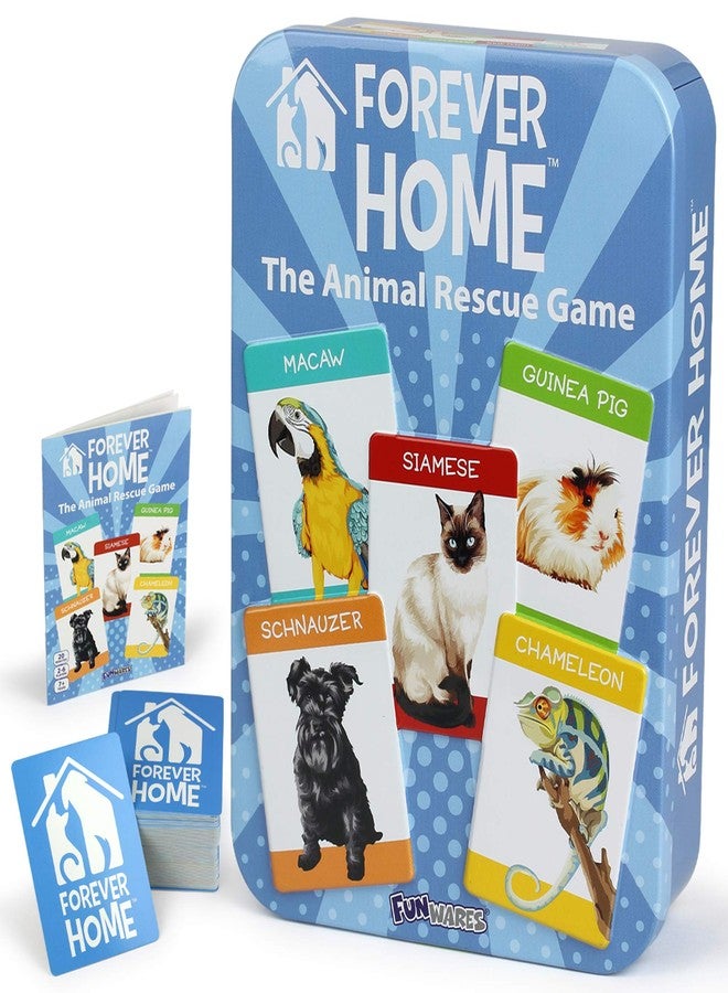 Funwares Forever Home - Animal Card Game for Ages 7 and Up, 2-6 Players - Image 1